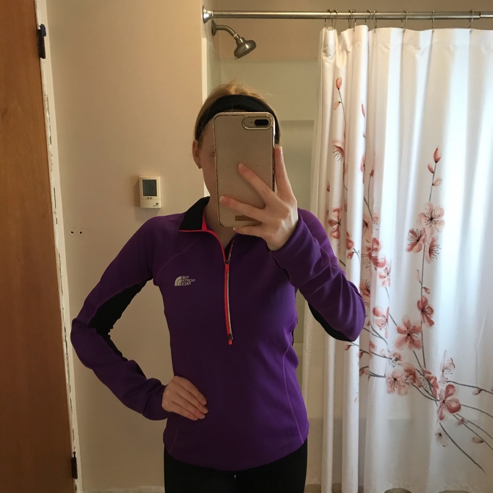 North face half zip fleece